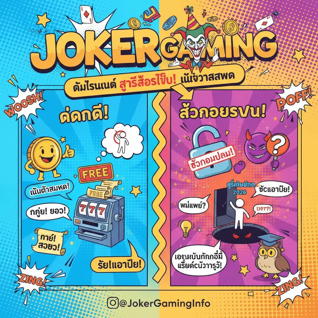 ดาวน์โหลด สูตรสล็อตฟรี ไม่ต้องสมัคร - Joker Gaming