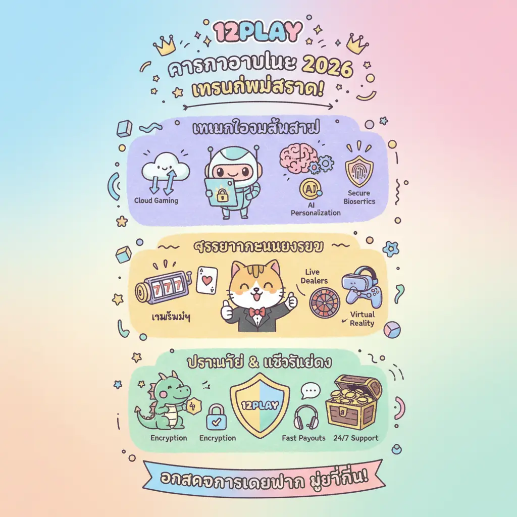 คาสิโนออนไลน์ 2026 - 12Play