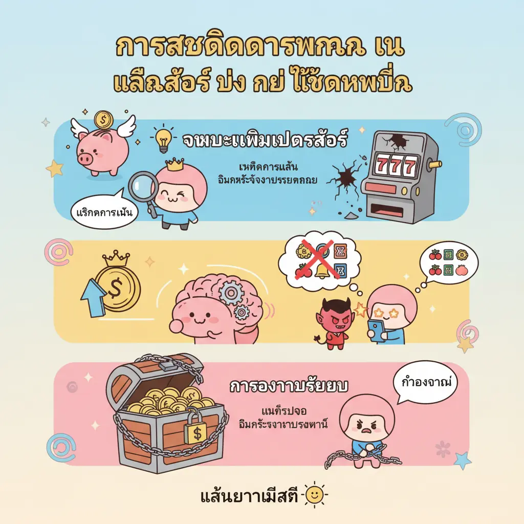 เล่นสล็อต ยัง ไง ให้แตกหมื่น - การเสพติดการพนัน